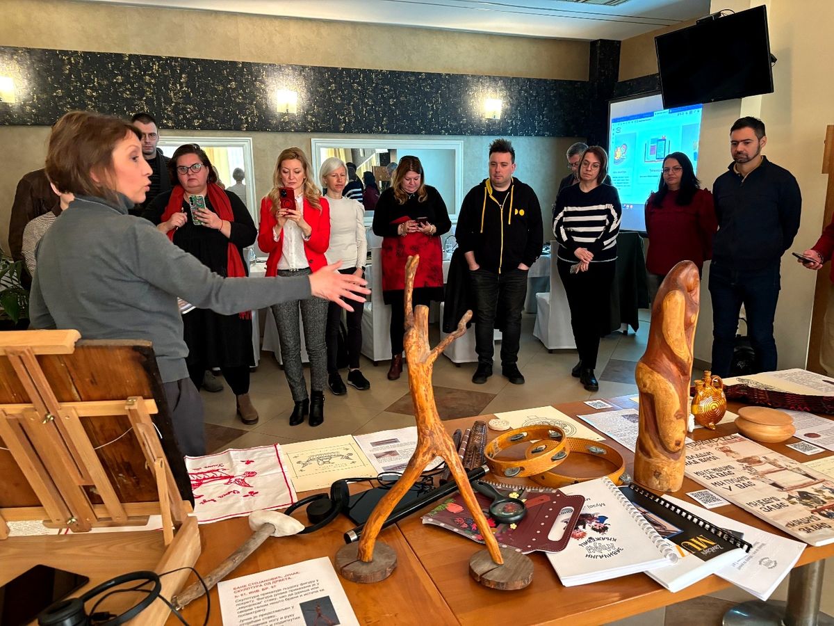 Participants at the Homeland Museum of Knjaževac during the accessibility assessment session